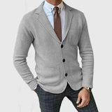 Strickblazer Für Herren in Hellgrau