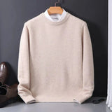 Thomas – Mühelos stilvoller Pullover mit geometrischem Muster in Beige