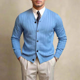 Trachten Strickjacke Herren in Hellblau