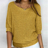 Louisa | Eleganter Pullover in Gelb
