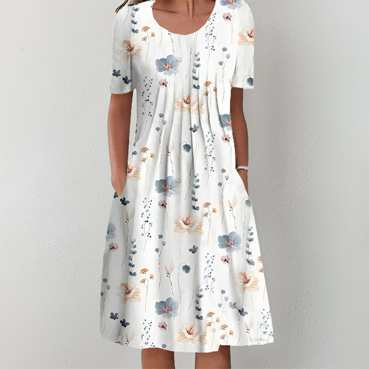 Abilene | Elegantes Blumenkleid