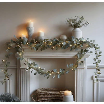 GlimmerOlive Light - Dekorativer Olivenzweig Feenlicht