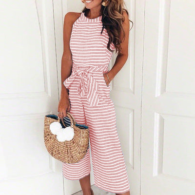 Pelona - Jumpsuit Maritimer Streifenlook
