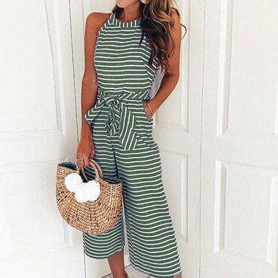 Pelona - Jumpsuit Maritimer Streifenlook