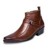 Klassische Leder-Herrenstiefel - Felix in Braun