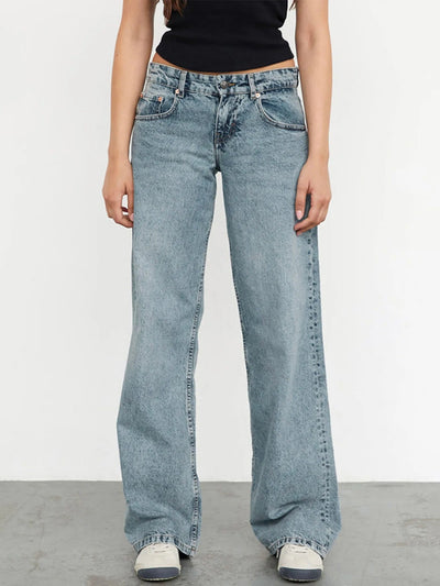 Bella | Niedrig sitzende Baggy Mom Jeans