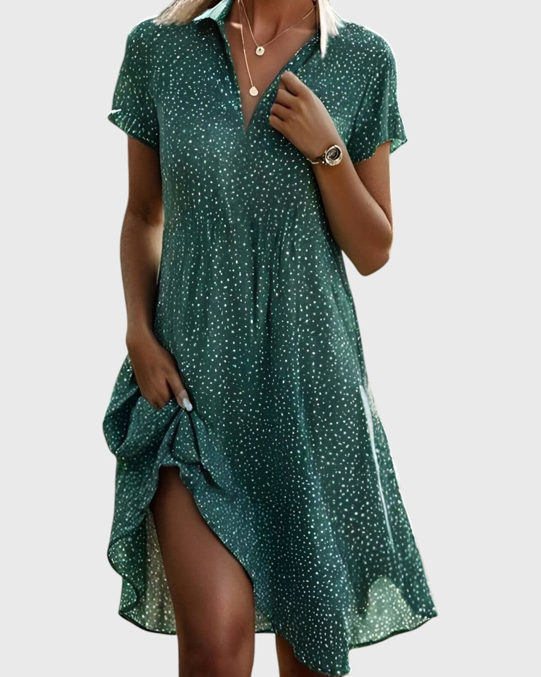 VITTORIA | Elegantes und Fließendes Midi-Kleid für einen Freien und Selbstbewussten Stil