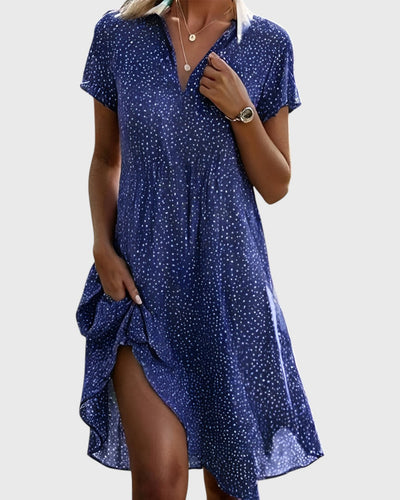 VITTORIA | Elegantes und Fließendes Midi-Kleid für einen Freien und Selbstbewussten Stil