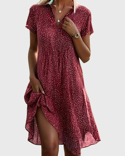 VITTORIA | Elegantes und Fließendes Midi-Kleid für einen Freien und Selbstbewussten Stil