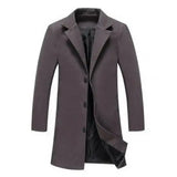 Vesty | Herren Herbst-Winter Mantel mit Stil in Dunkelgrau