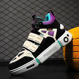 UrbanPulse Streetwear Sneaker in Chromatic Cityscape