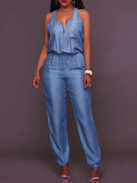 Rosey - Jeans Jumpsuit für einen lässigen Look