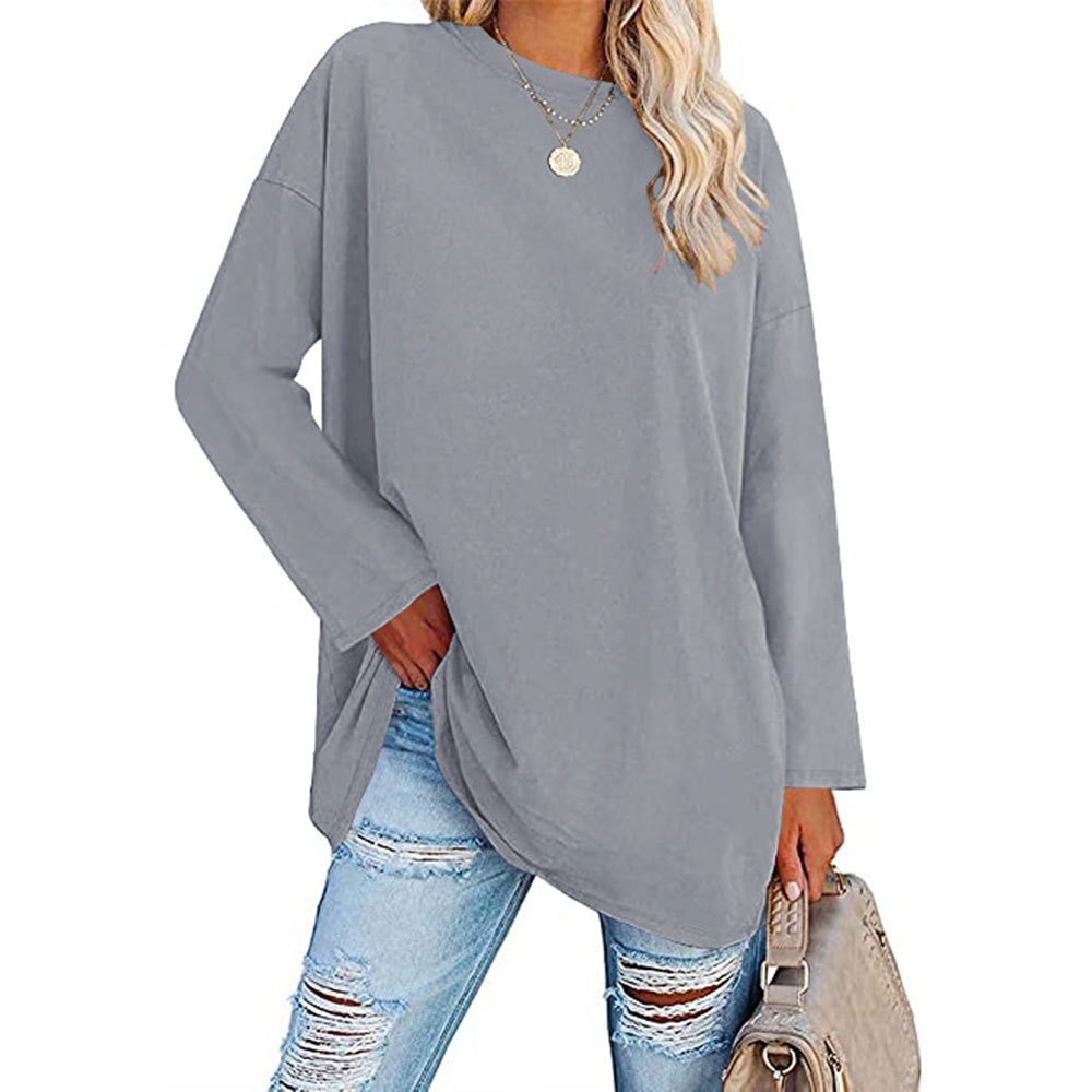 Janina - Langärmliges Off-Shoulder Hemd
