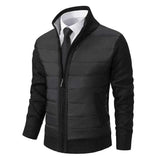 Warme Winterjacke Herren in Schwarz