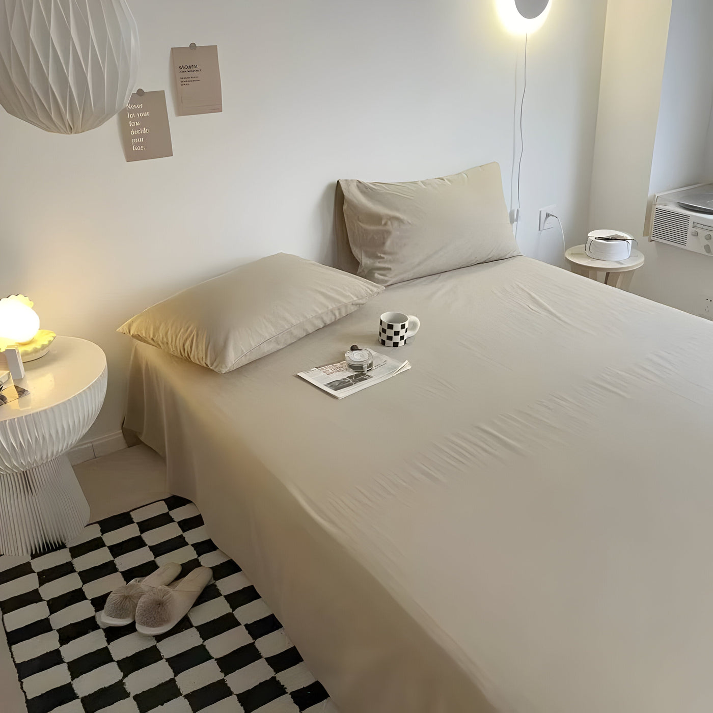 IvoryHaven Bedding - Gewaschene Baumwolle Bettlaken