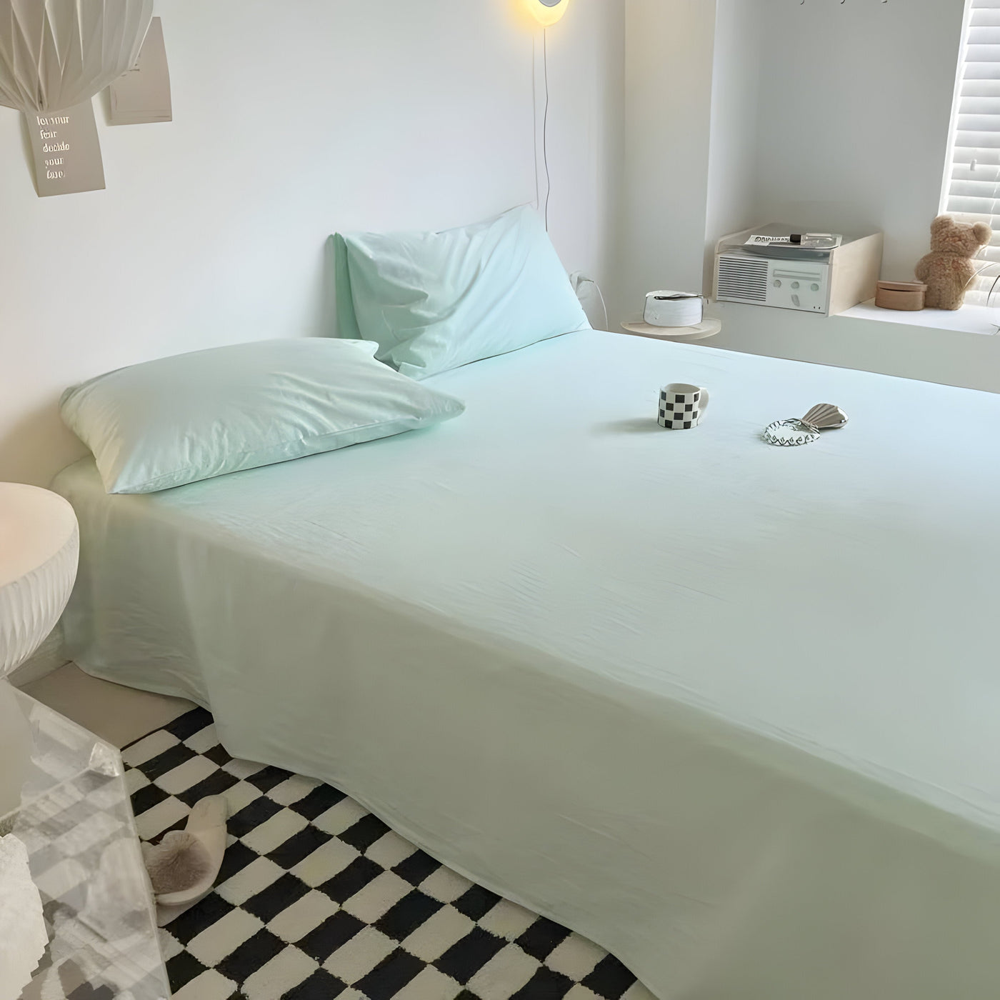 IvoryHaven Bedding - Gewaschene Baumwolle Bettlaken