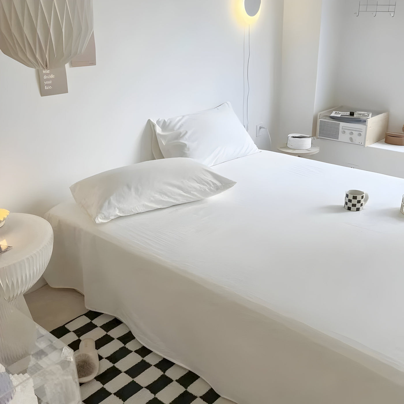 IvoryHaven Bedding - Gewaschene Baumwolle Bettlaken