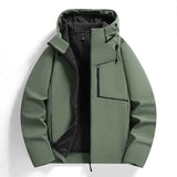 Windbreaker Gefüttert Herren in Grün