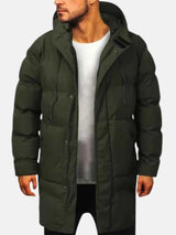 Winter Parka Herren in Dunkelgrün