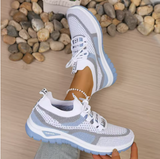 Nerina™ | Orthopädische Leichte Komfort-Sneaker in Weiß-Blau