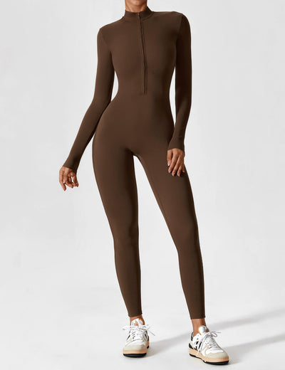 Lina | Nahtloser Full-Zip Bodysuit