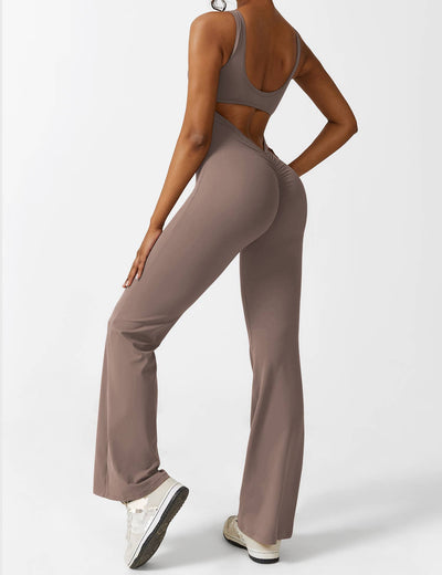 Sienna | Rückenfreier Flare-Jumpsuit
