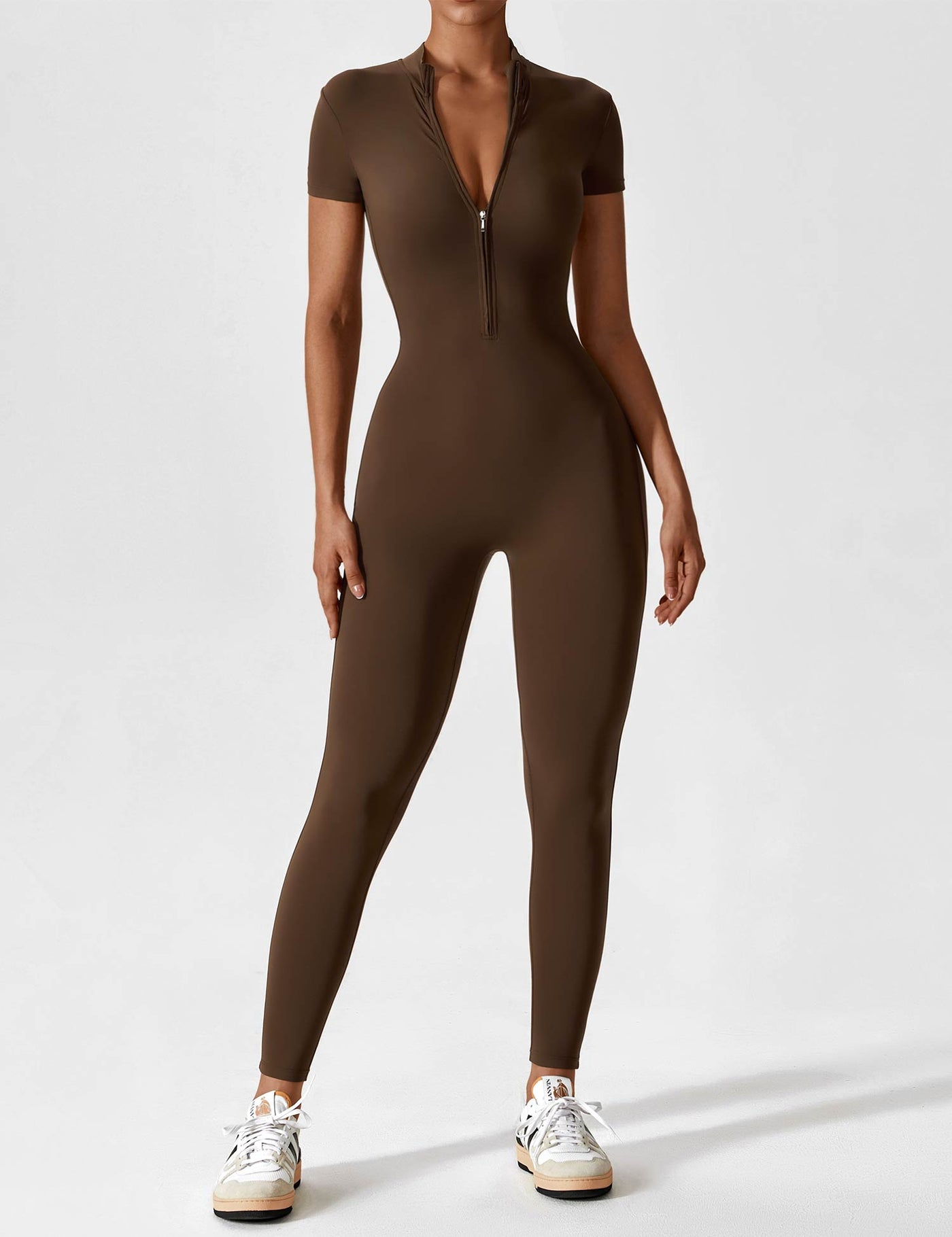 Lina | Nahtloser Full-Zip Bodysuit